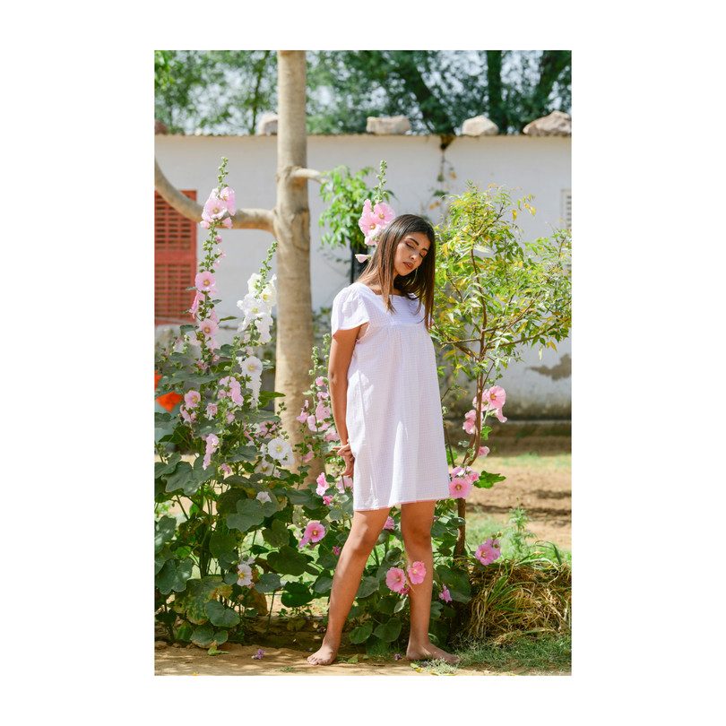 Women's Freya Nightdress, Light Plum Women's Freya Nightdress, Light Plum