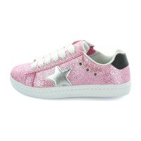 Mia Star Sneaker, Pink Glitter