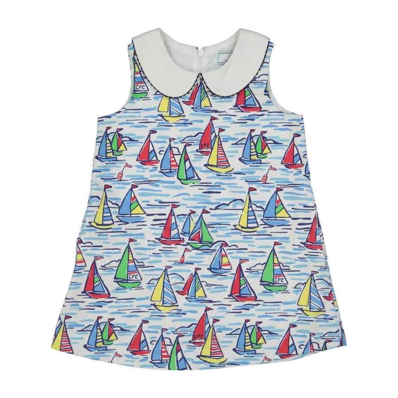 Maddie Dress, Rainbow Fleet Print Maddie Dress, Rainbow Fleet Print