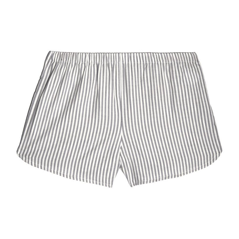 Catherine Pull-On Short, Grey Stripe Catherine Pull-On Short, Grey Stripe
