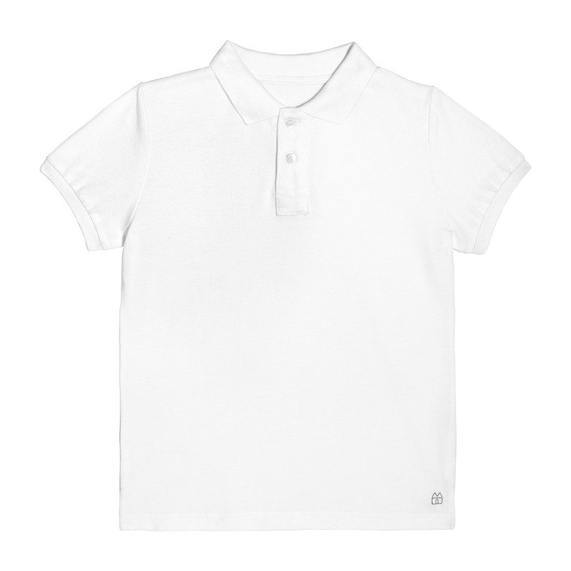 Hudson Polo Shirt, White Hudson Polo Shirt, White