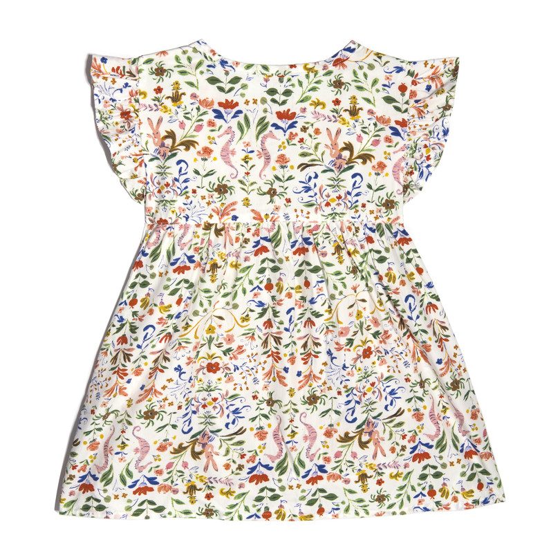 Lu Lu Ruffle Top, Flowers & Rabbits Lu Lu Ruffle Top, Flowers & Rabbits