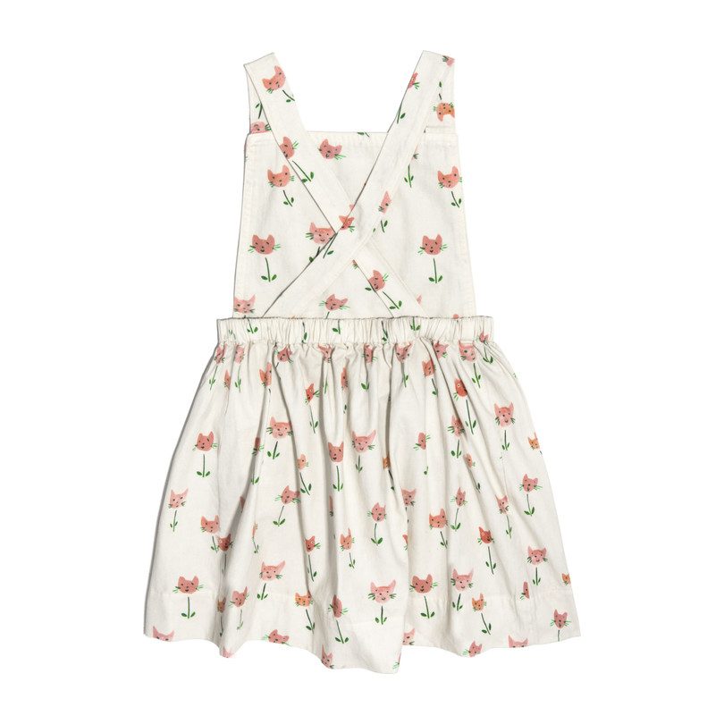 Millie Overall Dress, Cat Tulips Millie Overall Dress, Cat Tulips
