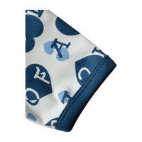 Ace of Hearts Ringer Tee, Blue