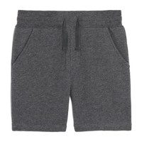 Teddy Jogger Short, Charcoal Grey