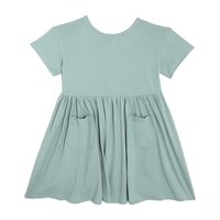 Delphine Short Sleeve Pocket Dress, Mint