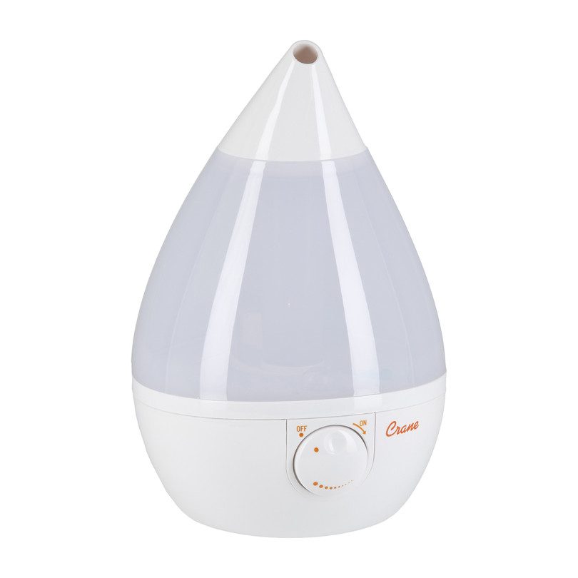 Ultrasonic Cool Mist Drop Shape Humidifier, White - Humidifiers & Air ...