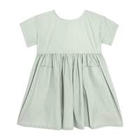 Gracie Dress, Mint Cotton Poplin