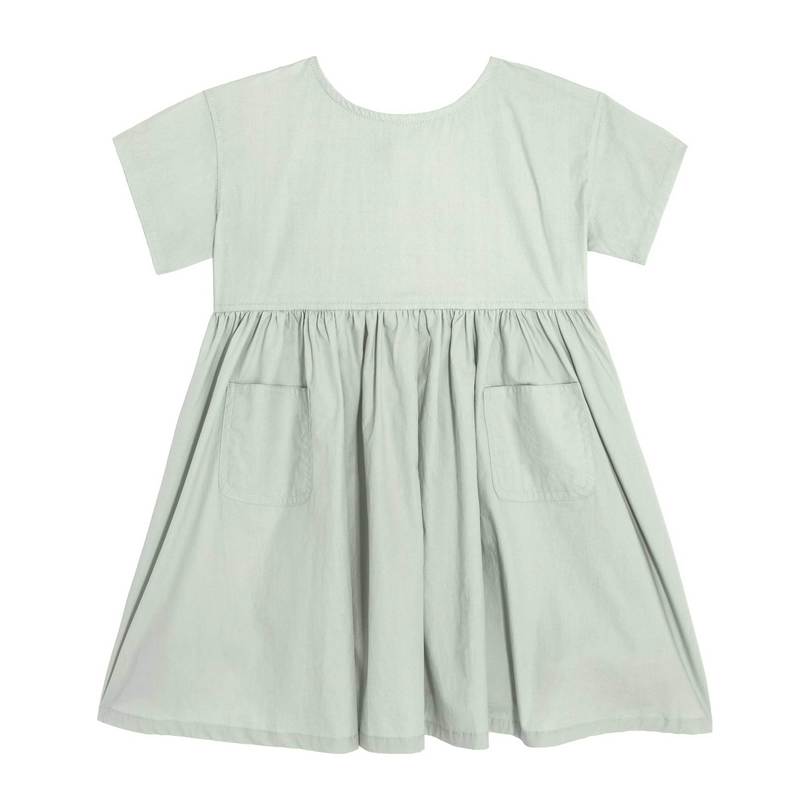 Gracie Dress, Mint Cotton Poplin Gracie Dress, Mint Cotton Poplin