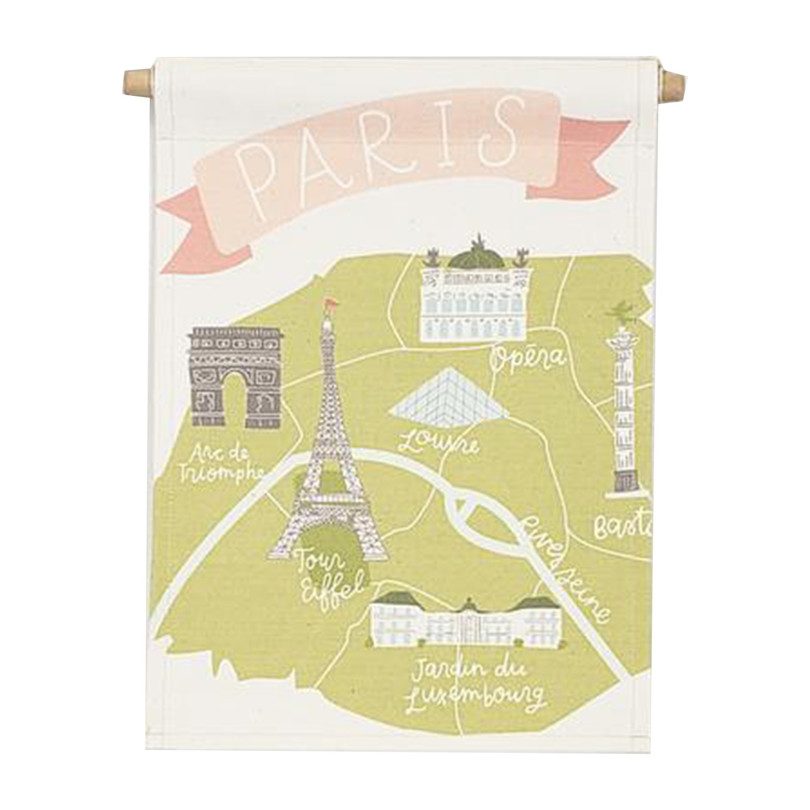 Paris Map Banner Paris Map Banner