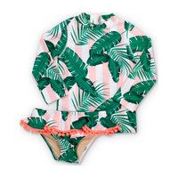 Pink Cabana Botanical Rashguard Set