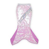 Flippable Sequins Mermaid Tail, Purple & Silver