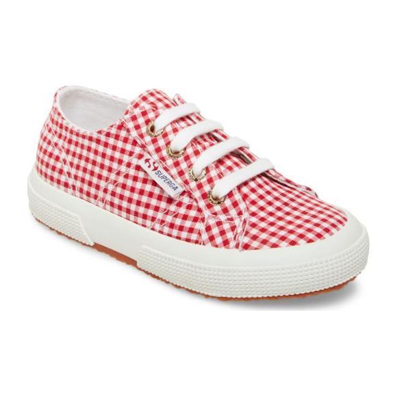 Classic Canvas Lace Up, Red Gingham Classic Canvas Lace Up, Red Gingham