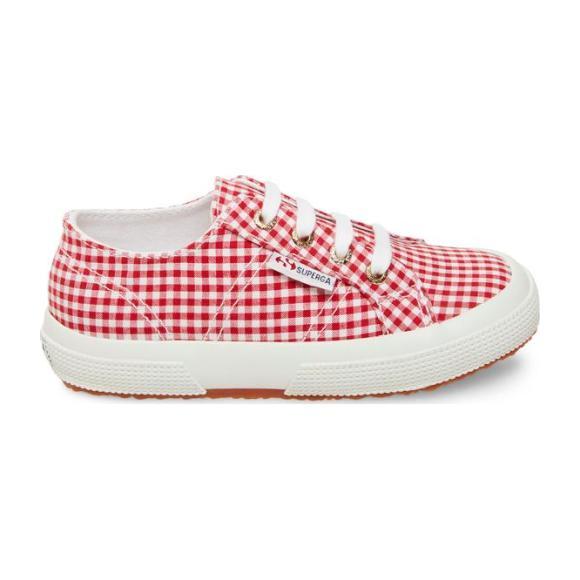 Classic Canvas Lace Up, Red Gingham Classic Canvas Lace Up, Red Gingham
