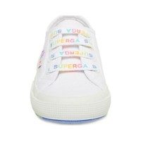 Classic Canvas Lace Up, White Multi