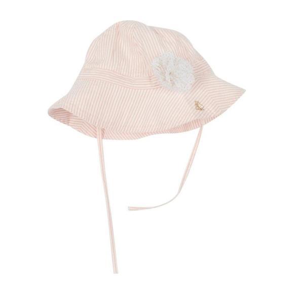 Petit Bateau Baby Seersucker Summer Hat Pink And White Stripes Petit Bateau Baby Seersucker Summer Hat Pink And White Stripes