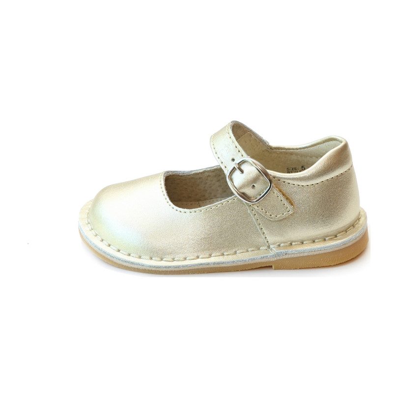 Grace Metallic Leather Stitch Down School Mary Jane, Gold Grace Metallic Leather Stitch Down School Mary Jane, Gold