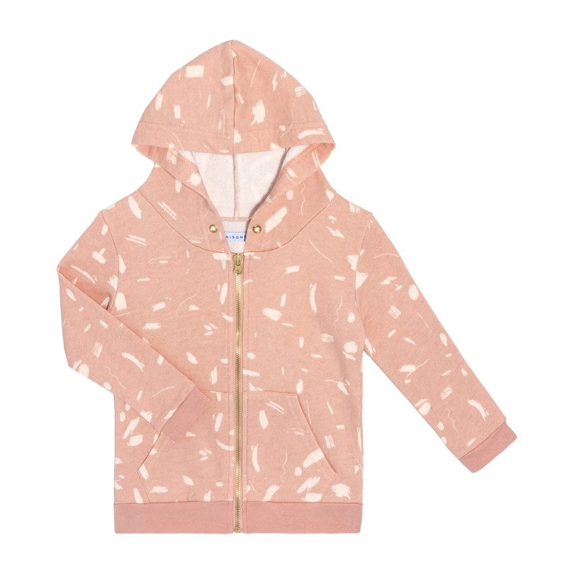 Hoodie, Pink Doodle Hoodie, Pink Doodle