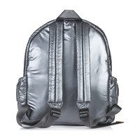 Quilted Little Companion Backpack, Pewter