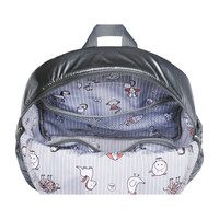Quilted Little Companion Backpack, Pewter