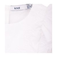 Tropical Flowers Blouse, White