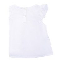 Tropical Flowers Blouse, White
