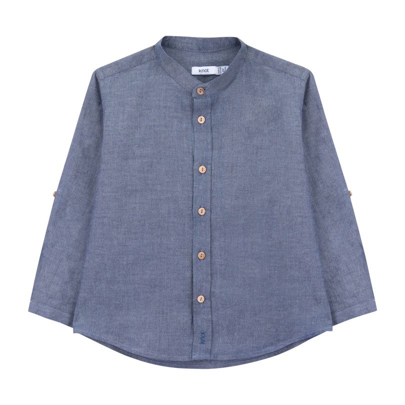 Chambray Shirt, Medium Denim Chambray Shirt, Medium Denim