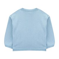 Ballon Sleeve Knitted Jacket, Aqua Haze