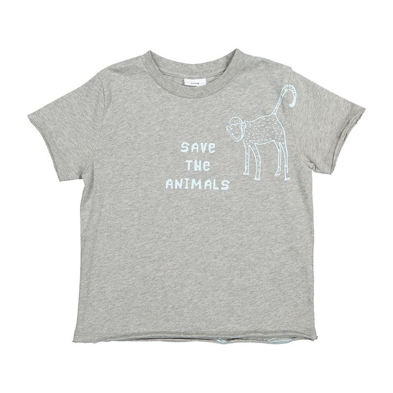 Save The Animals T-Shirt, High Rise Grey Save The Animals T-Shirt, High Rise Grey