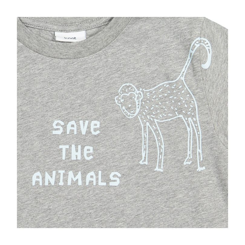 Save The Animals T-Shirt, High Rise Grey Save The Animals T-Shirt, High Rise Grey