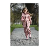 Kids Packable Jacket and Pants Rainset, Rose