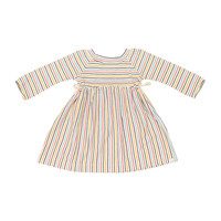 Striped Side-Tie Dress, Multi