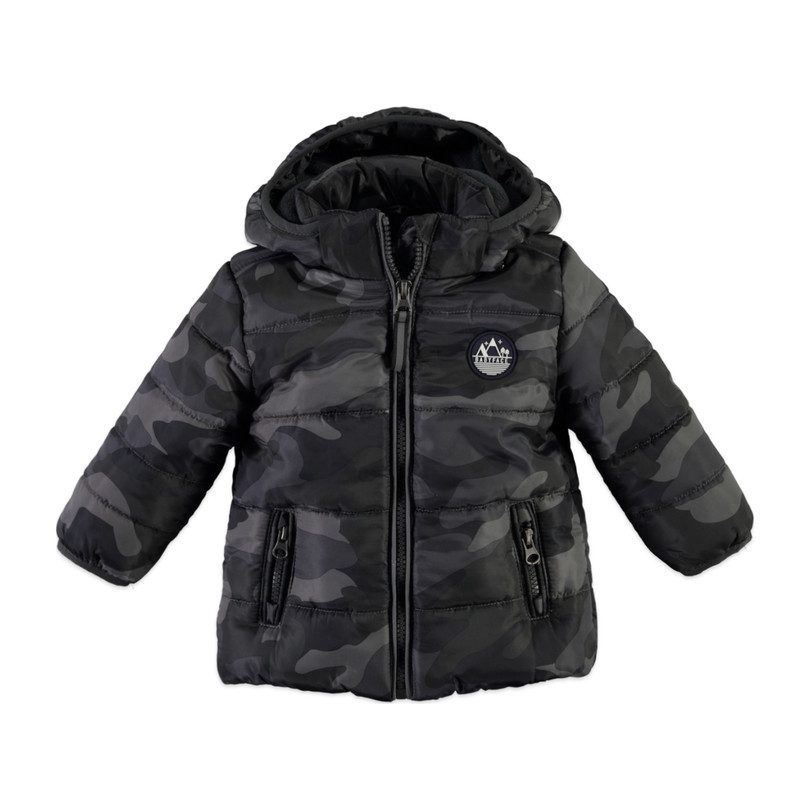 Hooded Parka, Grey Camo Hooded Parka, Grey Camo