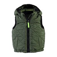 Quilted Vest, Hunter Green