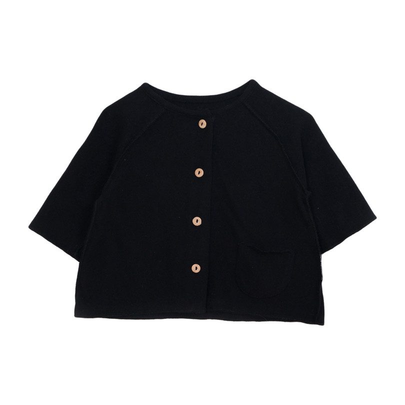 Buttons Top, Black Buttons Top, Black
