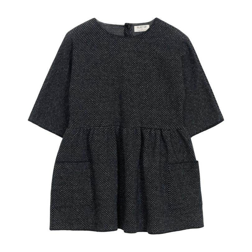 Dress with Pockets, Charcoal Tweed Dress with Pockets, Charcoal Tweed