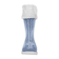 Mel Winter Boot, Blue Glitter
