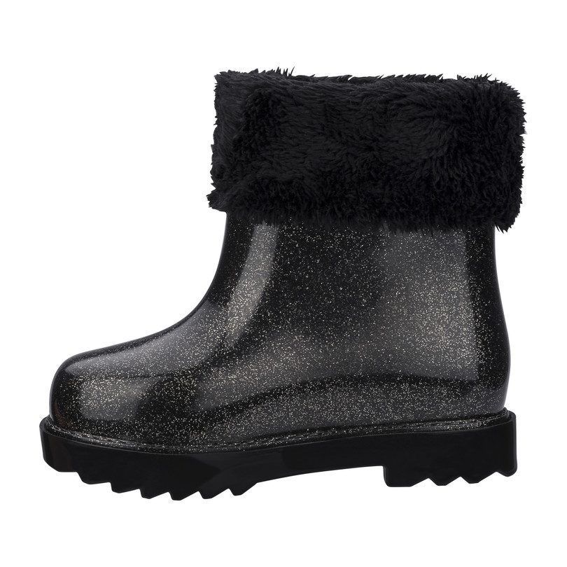 Baby Winter Boot, Black Glitter - Shoes & Booties - Maisonette