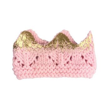 The Blueberry Hill Aiden Crown Pink and Gold
