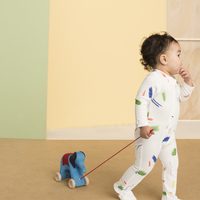 Footie Pajamas, Multi Doodle