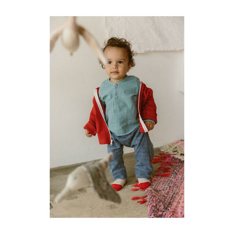 Baby Nico Kurta, Azure Baby Nico Kurta, Azure