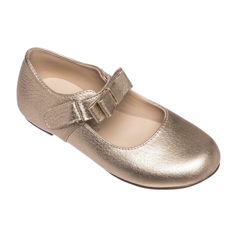 Charlotte Mary Jane, Gold - Shoes - Maisonette