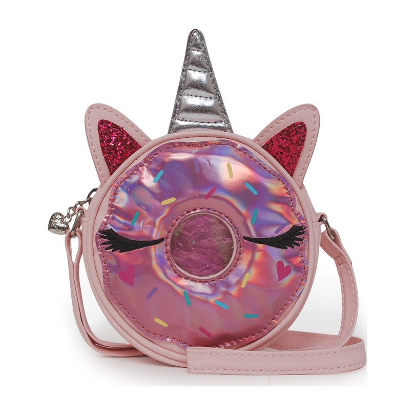 Donutcorn Canteen Crossbody, Pink Donutcorn Canteen Crossbody, Pink