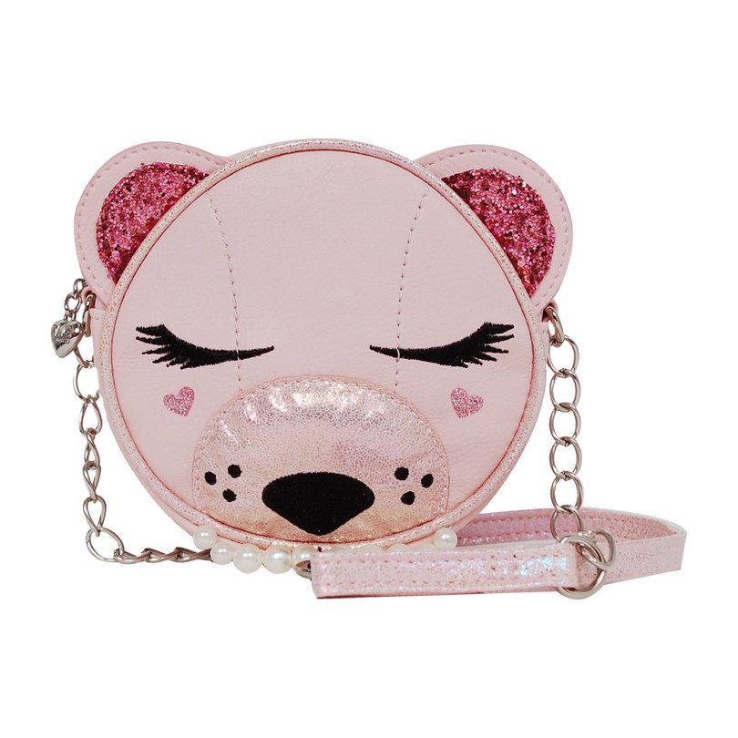 Classy Bear Canteen Crossbody, Pink Classy Bear Canteen Crossbody, Pink