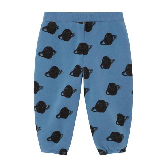 Baby Sweatpants With All-Over Saturn Print, Blue Baby Sweatpants With All-Over Saturn Print, Blue