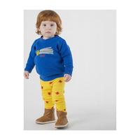 Baby Sweatshirt With A Star Called Home Print, Blue