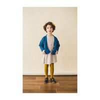 Alpaca Wool Cardigan, Blue