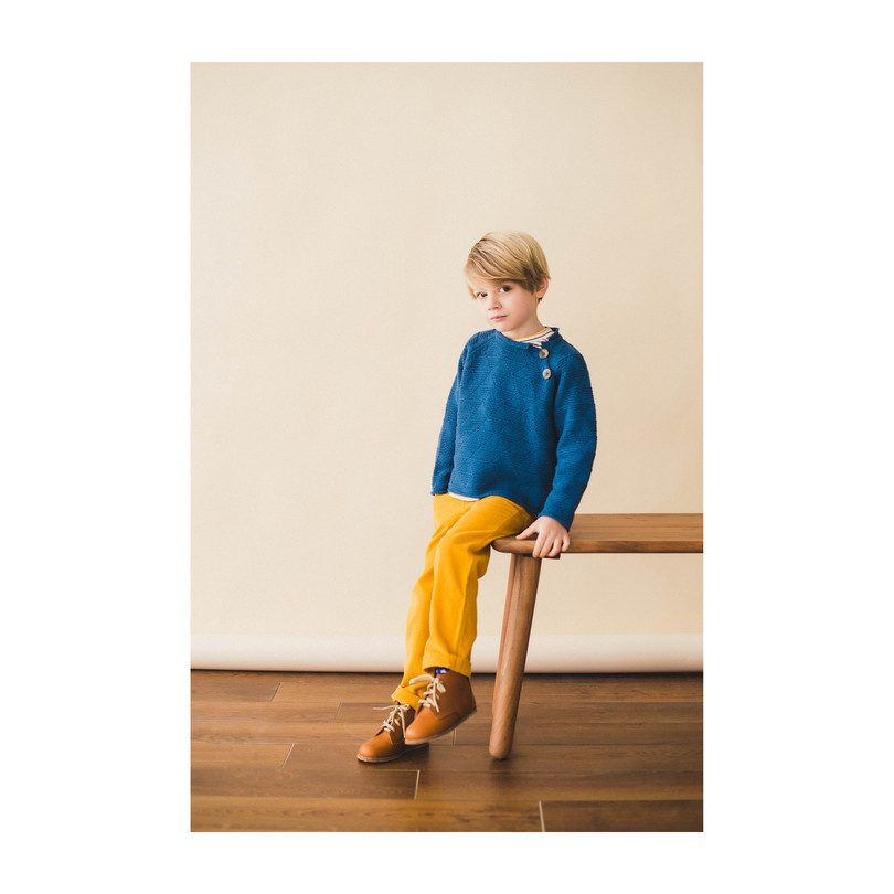 Boys Sweater, Blue Triangle Boys Sweater, Blue Triangle