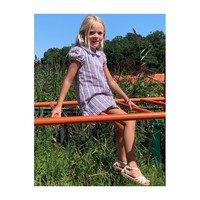 *Exclusive* Paige Dress, Rainbow Gingham