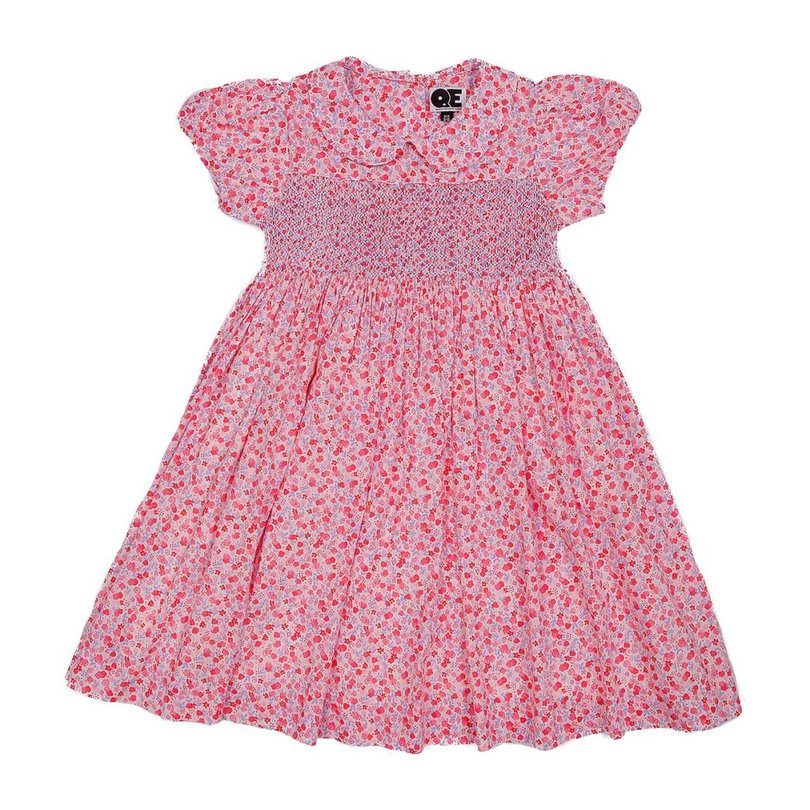 Lucille Dress, Pink Florals - Dresses - Maisonette